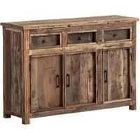 massivum Sideboard Sumatra, Anrichte aus Altholz rustikal (13 St)