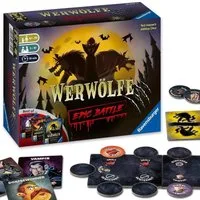 Ravensburger Spiel Werwölfe Epic Battle, Best-of der Spielereihe für 3-10 Spieler