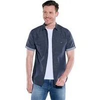 Engbers Kurzarmhemd Herren Kurzarm-Hemd uni, Marineblau
