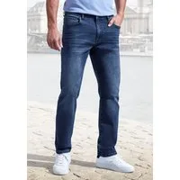 John Devin 5-Pocket-Jeans Straight-fit Jeans aus elastischer Denim-Qualität