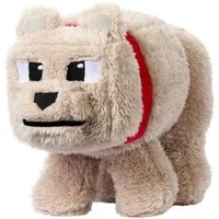 Mattel® Plüschfigur Ein Minecraft Film Plüschfigur Dennis der Wolf 20 cm