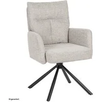 HTI-Living Drehstuhl Drehstuhl Kyra Beige (Stück), Esszimmerstuhl Schreibtischstuhl Auto-Return