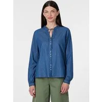 Ragwear Jeansbluse ARIELA DENIM Baumwoll-Viskosemix mit Knopfleiste und angenehmem Tragegefühl