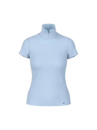 Marc Cain Additions - Uni T-Shirt mit Kurzarm skyway new - Gr. - 34