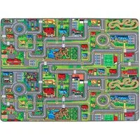 Primaflor-Ideen in Textil Kinderteppich Spielteppich STREETS, Made in Belgium, rechteckig, Höhe: 5 mm, Straßen-Teppich, Straßenbreite ca. 9 cm, Kinderzimmer
