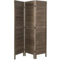 DESIGN DELIGHTS Paravent RAUMTEILER COTTAGE, Holz 170x120cm (HxB) Sichtschutz Paravent Raumtre
