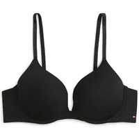 Tommy Hilfiger Underwear Bügel-BH PUSH UP unifarben, Spaghettiträger mit Logo