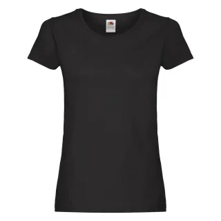 Fruit of the Loom - "Original" T-Shirt für Damen (Schwarz)