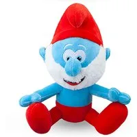 PMS Kuscheltier Die Schlümpfe Kuscheltier Plüschtier Papa Schlumpf 23 cm sitzend (Set, 1-St., Geschenk-Set), Die Schlümpfe The Smurfs Geschenke für Mädchen Jungen Kinder Babys