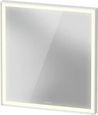 Duravit L-Cube Spiegel Weiß Aluminium Matt 650x67x700 mm - LC7380018180100 LC7380018180100