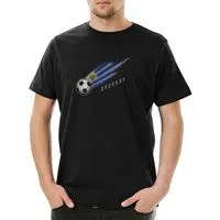 Urban Backwoods Print-Shirt Uruguay Football Comet I Herren T-Shirt Uruguayisch Uruguayische (1-tlg) Uruguayan Fahne Fußball Fussball