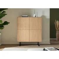 Home affaire Highboard Kalmar, ausreichend Stauraum, vielseitig einsetzbar, 115 cm breit