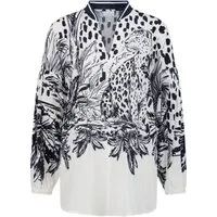 Sportalm Kitzbühel Longbluse Regular fit mit V-Ausschnitt