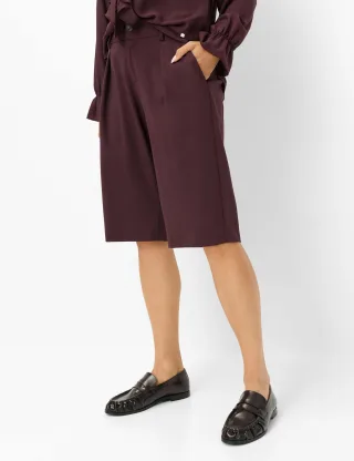 Brax Damen Bermuda Style MILLA B BLACKBERRY VIOLET, dunkles lila, Gr. 32