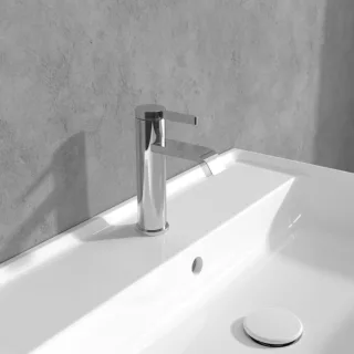 Villeroy und Boch Dawn Einhebel-Waschtischarmatur TVW10610315261 ohne Ablaufgarnitur, chrom