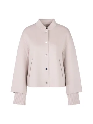 Marc Cain Collections - Oversized Jacke mit Bündchenärmeln light desert taupe - Gr. - 34