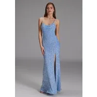 Hey Kyla Abendkleid - Slipdress mit transparenter Rückenpartie Figurbetonte Passform