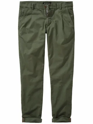Mey & Edlich Herren Kavalier-Chino Grün 98 % Baumwolle, 2 % Elasthan