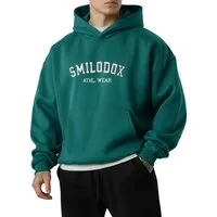 Smilodox Hoodie Kayson, Oversize Kapuzenpullover, Frontprint, große Kapuze Sweatshirt Kängurutasche weicher Stoff Warmer Pulli Streetstyle Alltag Freizeit