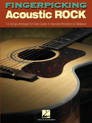 Fingerpicking Acoustic Rock Tab Book: Noten Grifftabelle für Gesang Gitarre Gesang: 14 Songs Arranged for Solo Guitar in Standard Notation & Tab