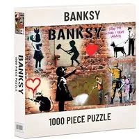 AvantgART Puzzle Klassische Banksy Puzzles für Erwachsene & Kinder, 1000 Puzzleteile, Spiel, Entspannung & perfektes Geschenk für die ganze Familie