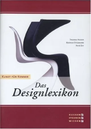 Kunst für Kenner - Das Designlexikon
