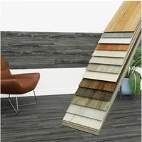 Hexim Vinylboden, Vinyldielen 0,97m² selbstklebend PVC Wandverkleidung Bodenbelag Holzoptik 91x15cm Paneele für Wand & Boden Holzdielen schwarz (7 Dielen Charcoal Oak - 4101-28)