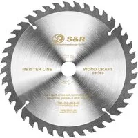 S&R Kreissägeblatt 160mm x 20mm x 2,2mm 40T, Reduzierring 16mm (Einzelsägeblatt, + Reduzierring 16 mm), "Wood Craft" Sägeblatt Holz in Profiqualität