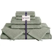 Beautex Handtuch Set, Premium Frottier Sets, 100% Baumwolle 550g/m², Multischlaufen-Optik, Frottier, saugstark, weich, flusenfrei, schnelltrocknend, schadstoffgeprüft