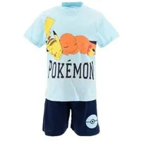 Sun City Shorty Pokemon Pikachu Kinder Shorty Schlafanzug Pyjama kurz kurzam Sommerset