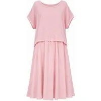 ITALY VIBES Sommerkleid - Sommerkleid für Damen - Baumwollkleid mit Netzshirt ONE SIZE - passend für Größen M - XL