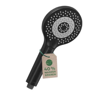 Kludi Dive X 3S Handbrause 6983039-00 3 Strahlarten, Schwarz Matt