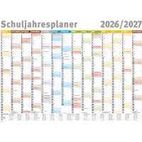 Poster Schuljahresplaner 2026/2027 - Wandplaner Kalender - Giant XXL Poster