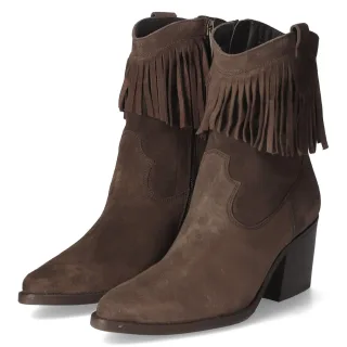 Paul Green Westernstiefeletten  Braun - Gr. 37 -  Echt Leder