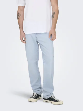 ONLY&SONS - ONSEDGE STRAIGHT LB 6986 TAI DNM NOOS Light Blue Denim - Gr. - 30