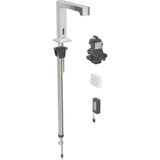 Geberit Waschtischarmatur Brenta Standmontage mit UP-Funktionseinh. Batt. mit Mischer, 116194211 116194211