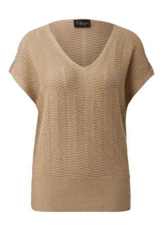 s.Oliver BLACK LABEL - Strickpullunder braun - Gr. - M
