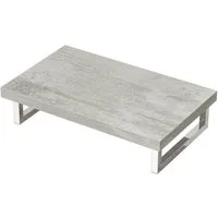 Mai & Mai Waschtischplatte Holzplatte Badezimmer Inkl. 2x Edelstahl Konsolenträger