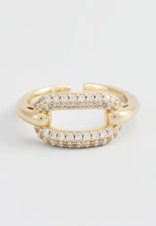 US Polo Assn Jewellery – Ring „Lily“ aus Gelbgold