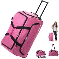 Spear Bags Trolley Cruiser Reisetasche 85 L 68 cm Trolly mit Schultergurt, Reise Tasche Rollen Schuhfach Damen Herren + Koffergurt