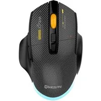 KINSI 3-Modus Gaming Maus,Kabelgebunden + 2,4G Funk + Bluetooth Maus Maus (Bluetooth, Funk, Makro-programmierbar, bis 12800 DPI, RGB-Beleuchtung)