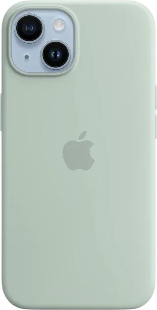 Apple Silikon Case mit MagSafe [für iPhone 14] agavengrün