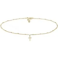 Elli Choker Choker Kugelkette Kreuz Glaube Schmuck Geschenk 925 Silber