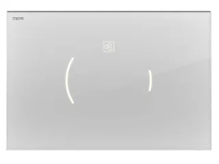 MEPA Zero Lumo A31 Betätigungsplatte Glas weiß TEG Ersatz, 718375 718375