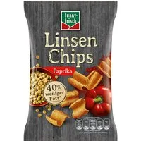 funny-frisch Knabberei, funny frisch Linsen Chips Paprika Style mit pflanzlichem Protein 90g