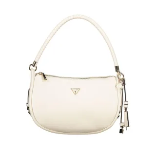 Guess Jeans Weiße Polyurethan Damenhandtasche