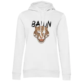 Tiger Hoodie von Ballin Est. 2013 in der farbe Weiss und in größe L.
