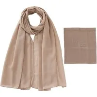 Zaewry Modeschal 2 Stück Hijab Kopftuch Für Damen,Chiffon Hijab Set, Modern Kopftücher