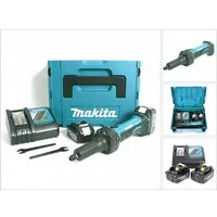 Makita Akku-Geradschleifer DGD 800 RFJ Akku Geradschleifer 18V + 2x 3,0Ah Akku + Ladegerät