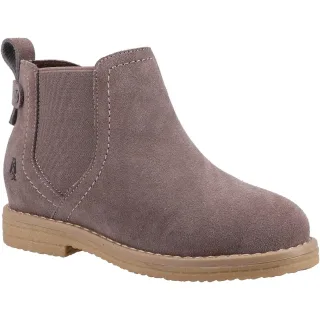 Hush Puppies Girls Mini Maddy Stiefelette aus Wildleder (Grau)